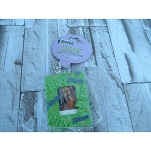 NEW VINTAGE RARE POLOROID IZONE ACRYLIC PHOTO KEYRING,KEYCHAIN (2" W X 2.6"L)